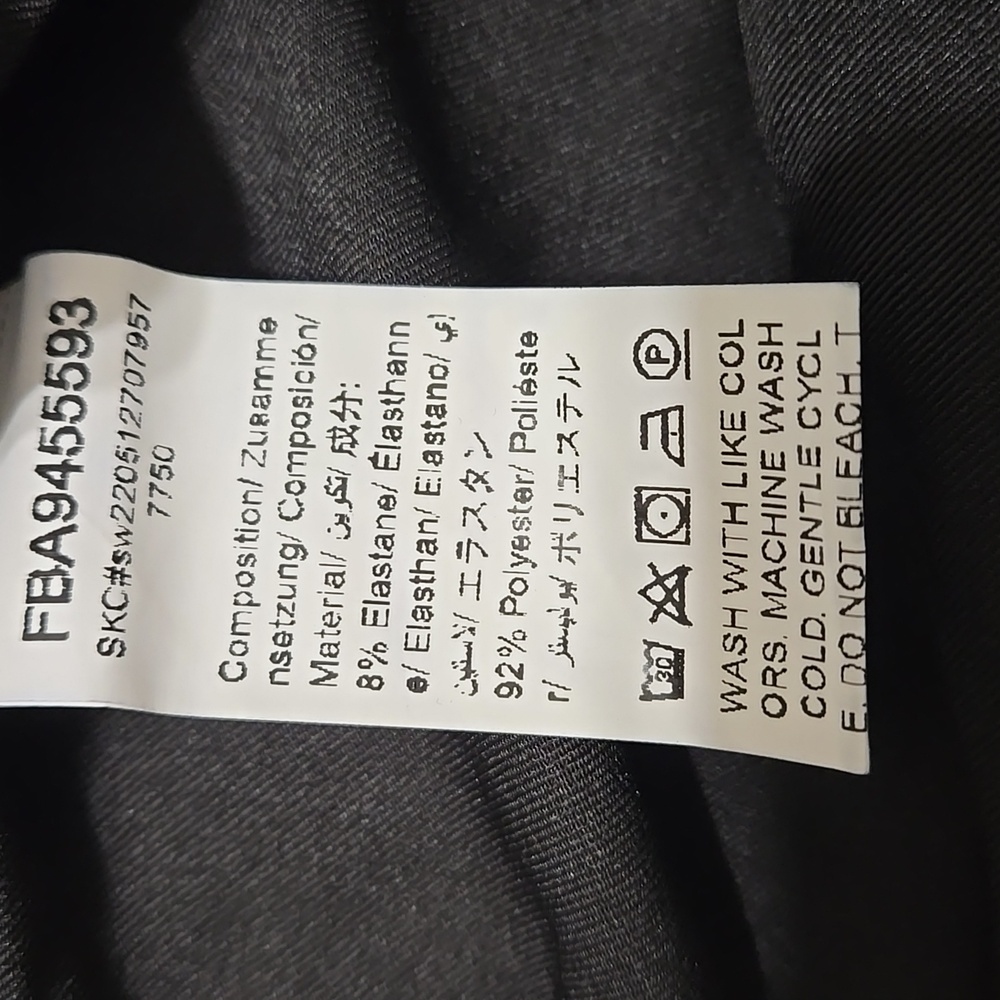 SweatyRocks Pleated Wide Leg Trousers Black Size L New with Tags Dress Pants - Picture 8 of 11